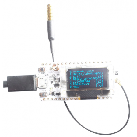 Tracker Lorawan 433mhz OLED Bluetooth WIFI