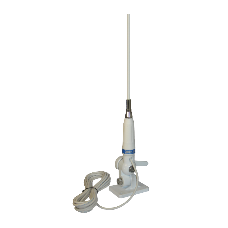 Antenne VHF Marine AIS pour Bateau verticale en fibre 153-163 mhz 2.15dbi 1.1m