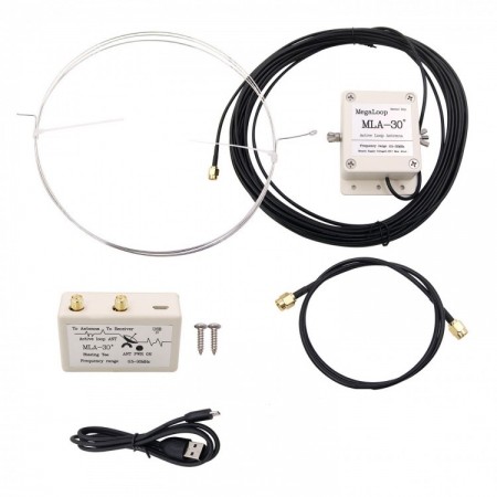 Antenne loop réception MLA-30 100Khz-30Mhz
