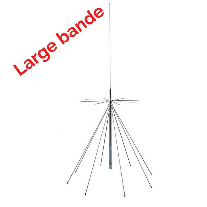 Antenne discone large bande 50/144/430/900/1200MHz PWR-D-130 Komunica