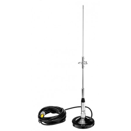 Antenne mobile vhf/uhf bibande 45 cm NL-770S avec embase magnétique