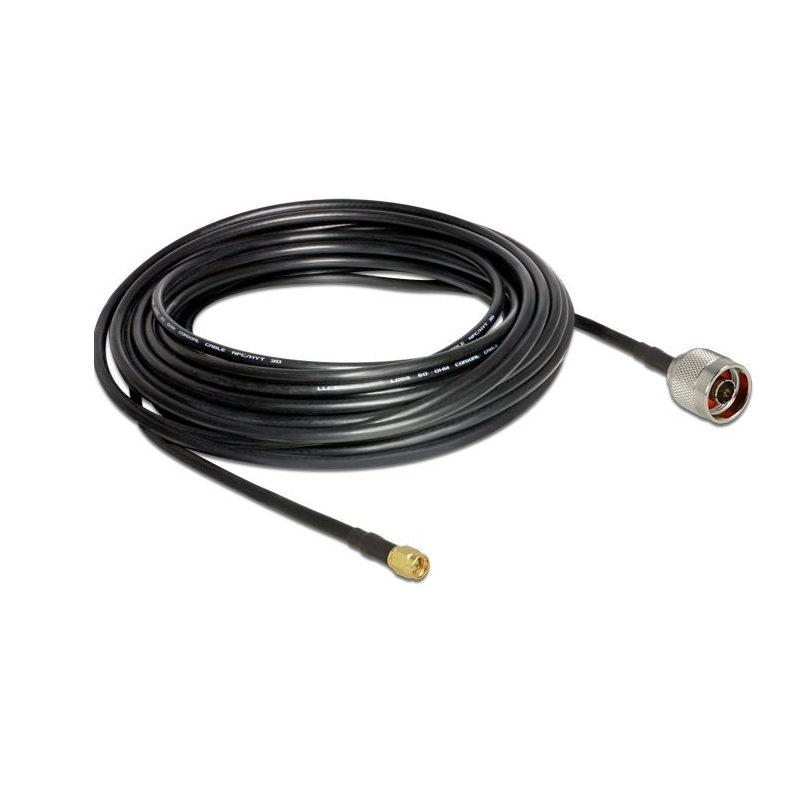 Câble coaxial 5m N mâle Sma mâle faible perte cdf-200 rf-market