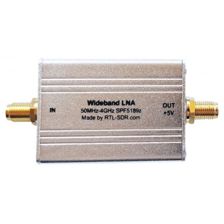 Préampli LNA avec boitier de 50 Mhz à 4 Ghz alimentation bias tee