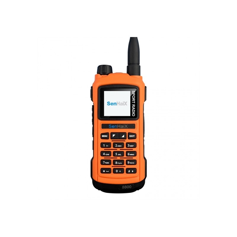 Émetteur récepteur portable SENHAIX 8800 UHF/VHF 5w Orange + câble