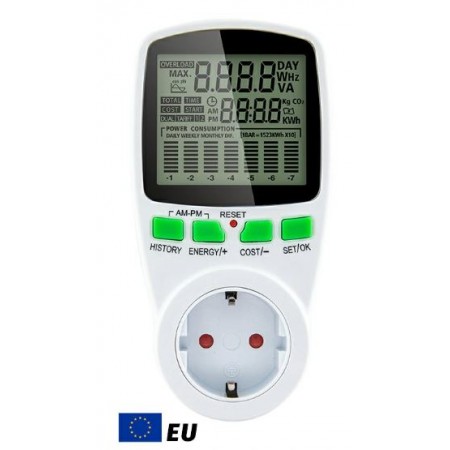 Wattmètre numérique LCD compteur d'énergie