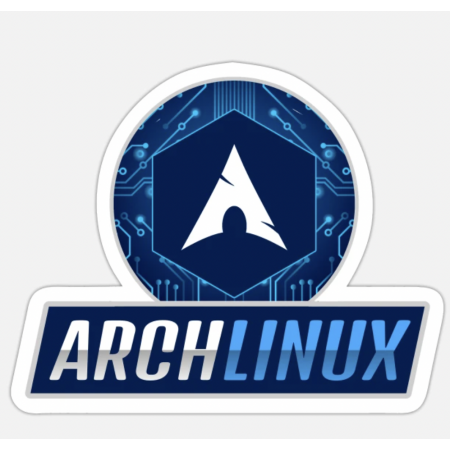 Sticker hacker Arch Linux