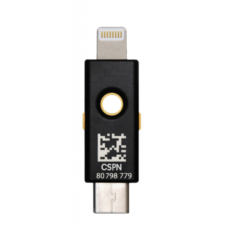 YubiKey 5Ci CSPN USB-C et Lightning