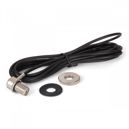 Embase percage Sirio RG58 de 4m avec connecteur PL femelle pour fixation antenne mobile