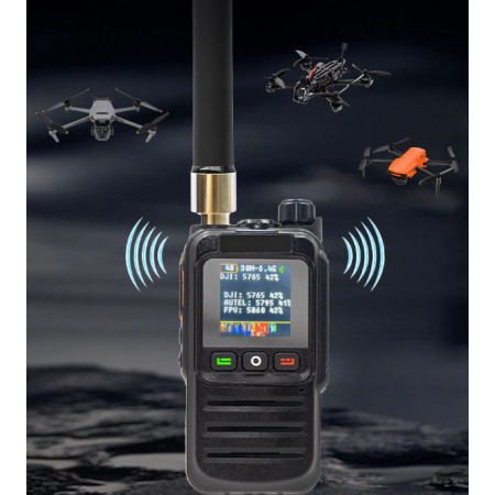 Détecteur de Drone Sans Fil 30 MHz - 6.4 GHz