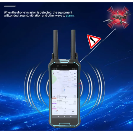 Détecteur Drone Portable 6 GHz avec écran lcd