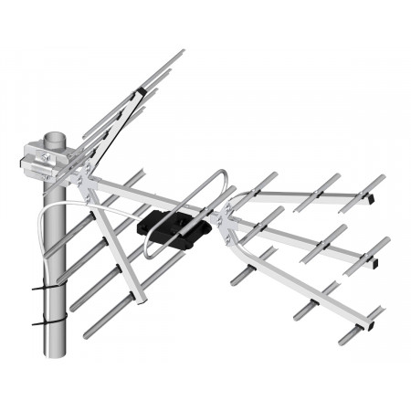 Antenne TV Numérique  TNT Tri Digit MINI DVB‑T/T2 UHF