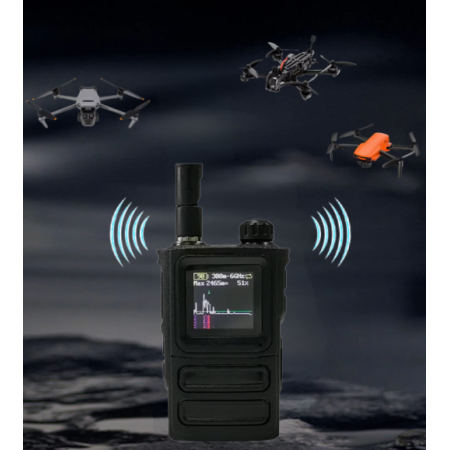Détecteur de Drone Sans Fil 30 MHz - 6.4 GHz