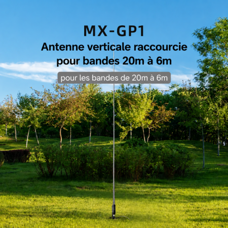 Antenne Télescopique MX-GPA1 20m-6m – Performance HF Portable 14-50MHz