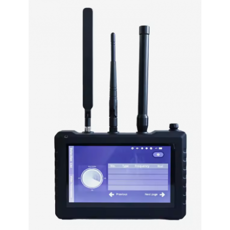 SkyView – Détecteur de Drone Portatif à Écran 7 Pouces 70 MHz – 6,2 GHz