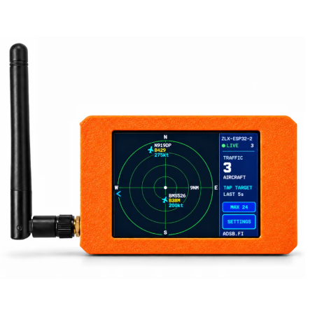 Radar aérien ADS-B Wi-Fi ZLX Plane Radar – Écran tactile 2,8 pouces