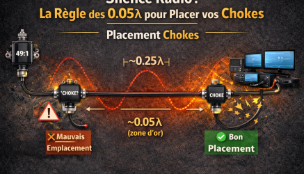Comment placer son choke balun ?