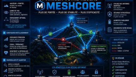 Comment optimiser un réseau MeshCore : le guide complet pour aller loin, longtemps et fiable
